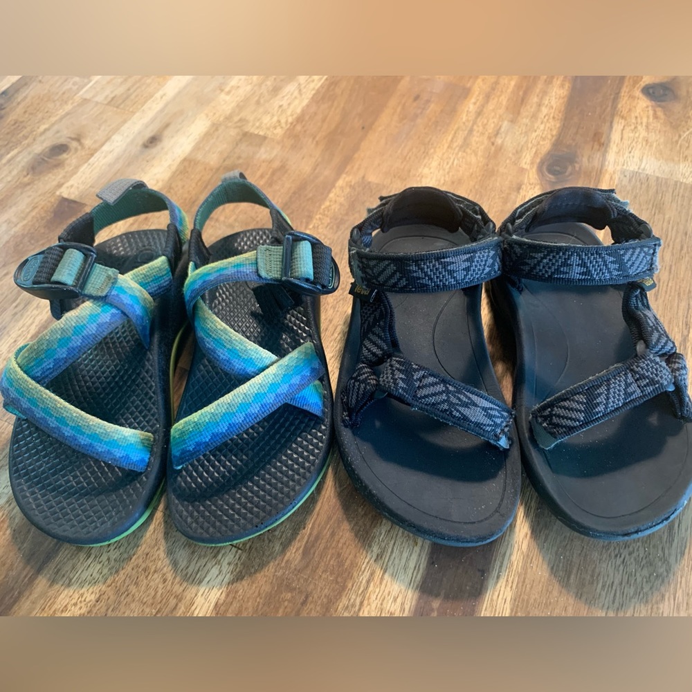 Teva/Chaco Sandals: 2 pairs!